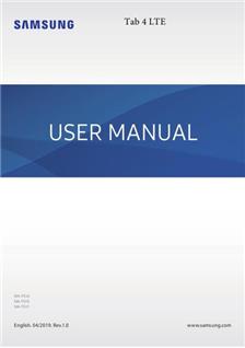 Samsung Galaxy Tab 4 LTE manual. Smartphone Instructions.